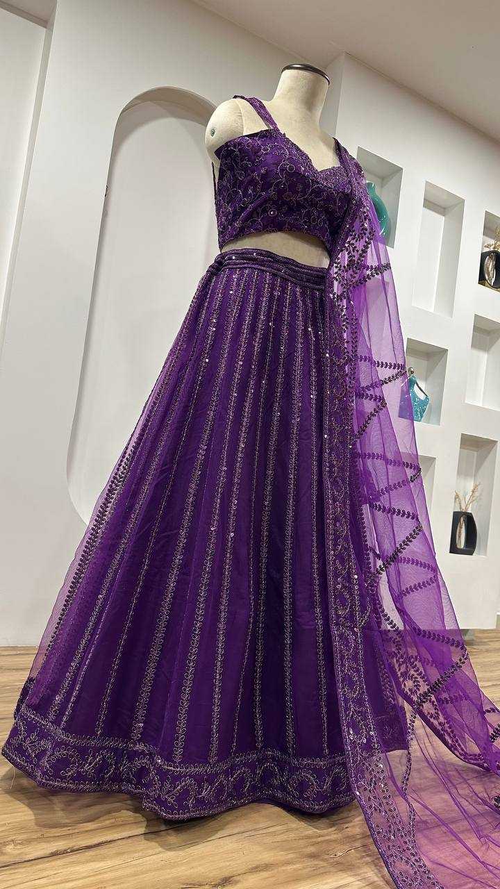 Ynf Net RIN213 H87 Lehengas Wholesale Traditional Lehenga Net Fancy Lehenga Manufacturer