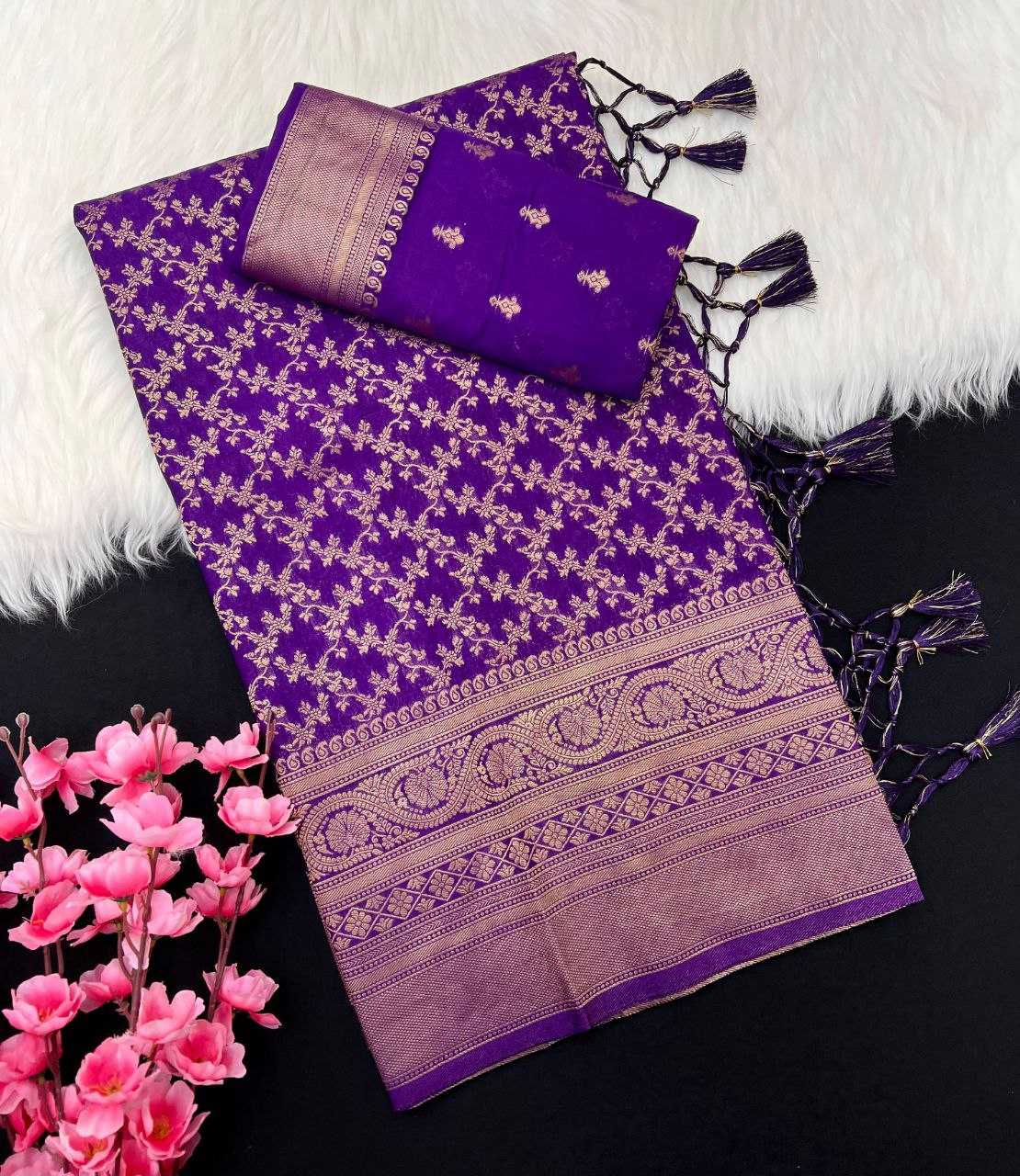 Ynf Nylon RIN225 927 Sarees Wedding Collections Festive Collections Wholesale Nylon Sarees Viscose Saree Sarees With Blouse Manufacturer