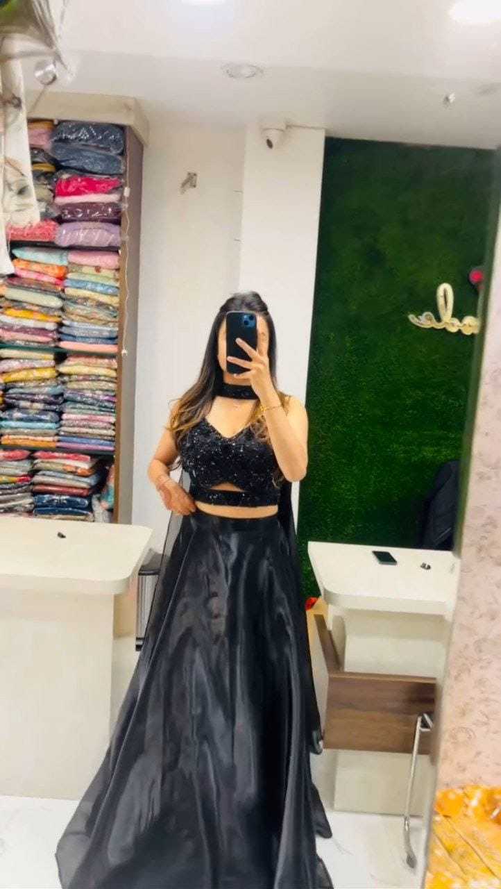Ynf Organic Silk RIN157 5264 Lehengas Plus Size Collections Wholesale Designer Lehenga Silk Lehenga Sequins Lehenga Manufacturer