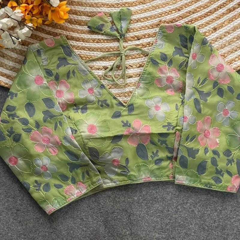 Ynf Organza KESH426 KOMAL Readymade Blouses Wholesale Blouse Printed Blouse Designer Blouse Manufacturer