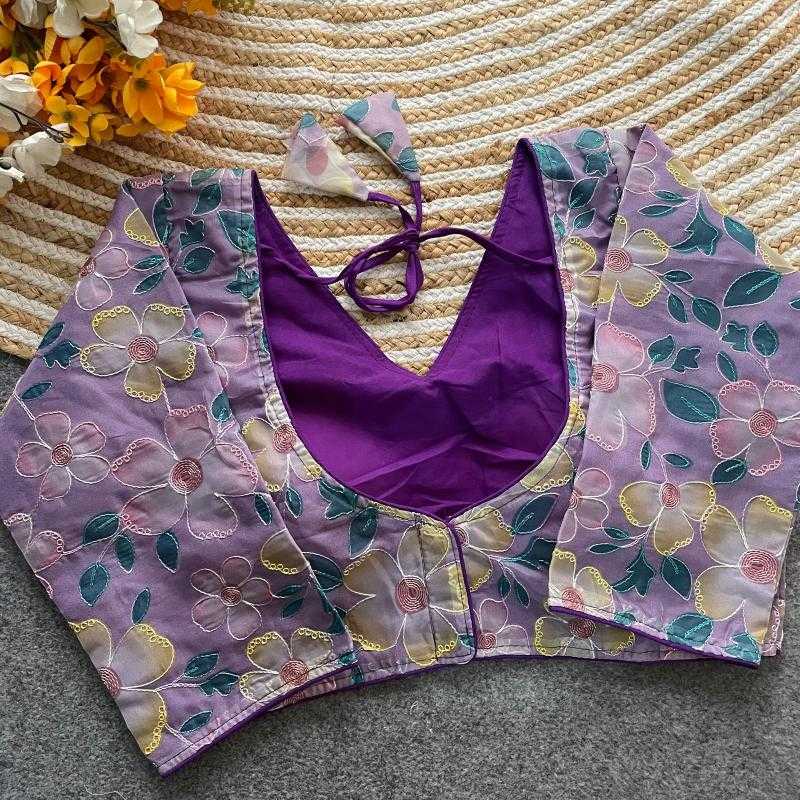 Ynf Organza KESH426 KOMAL Readymade Blouses Wholesale Blouse Printed Blouse Designer Blouse Manufacturer