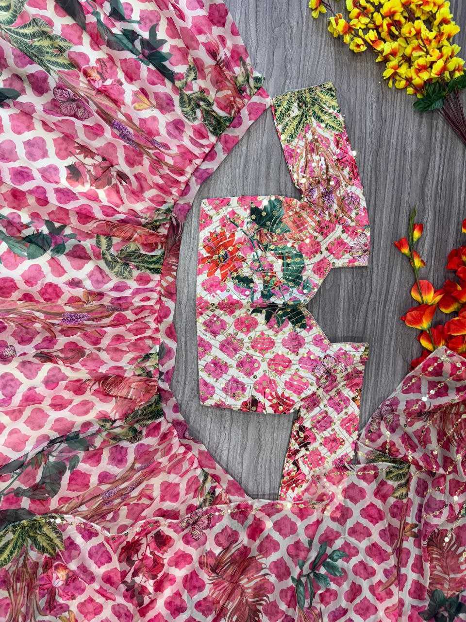 Ynf Organza KESH508 1027 Lehengas Wholesale Designer Lehenga Silk Lehenga Printed Lehenga Manufacturer
