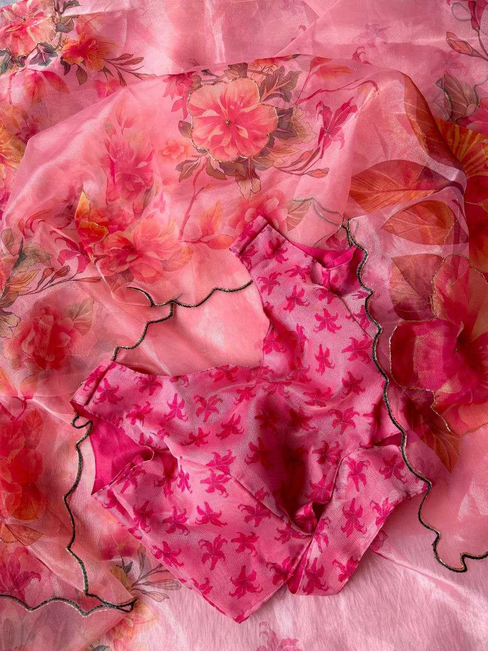 Ynf Organza KESH518 4349 Sarees Wholesale Organza Sarees Fancy Sarees Hand Work Sarees Manufacturer