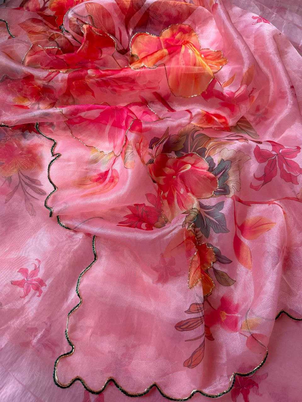 Ynf Organza KESH518 4349 Sarees Wholesale Organza Sarees Fancy Sarees Hand Work Sarees Manufacturer