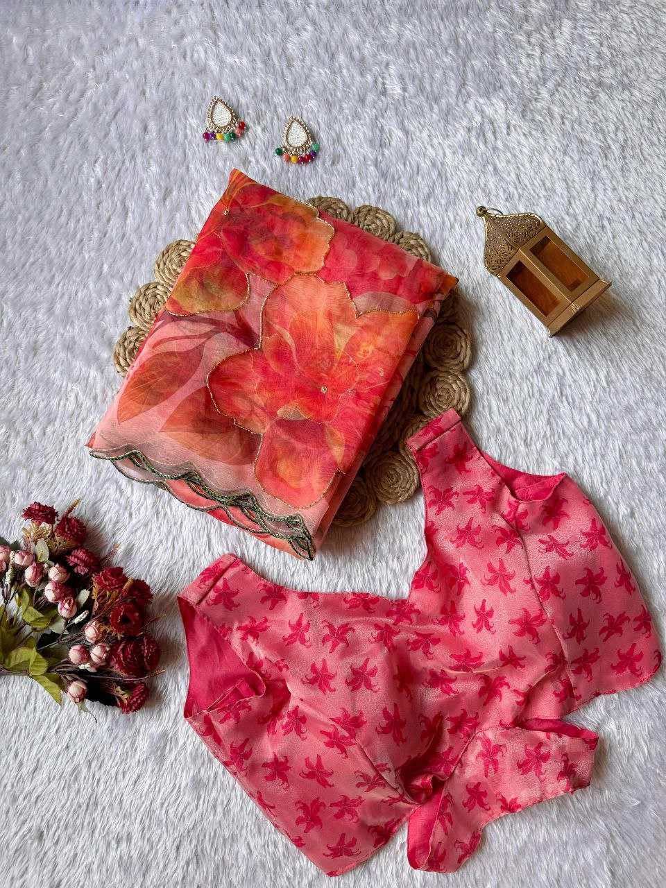 Ynf Organza KESH518 4349 Sarees Wholesale Organza Sarees Fancy Sarees Hand Work Sarees Manufacturer