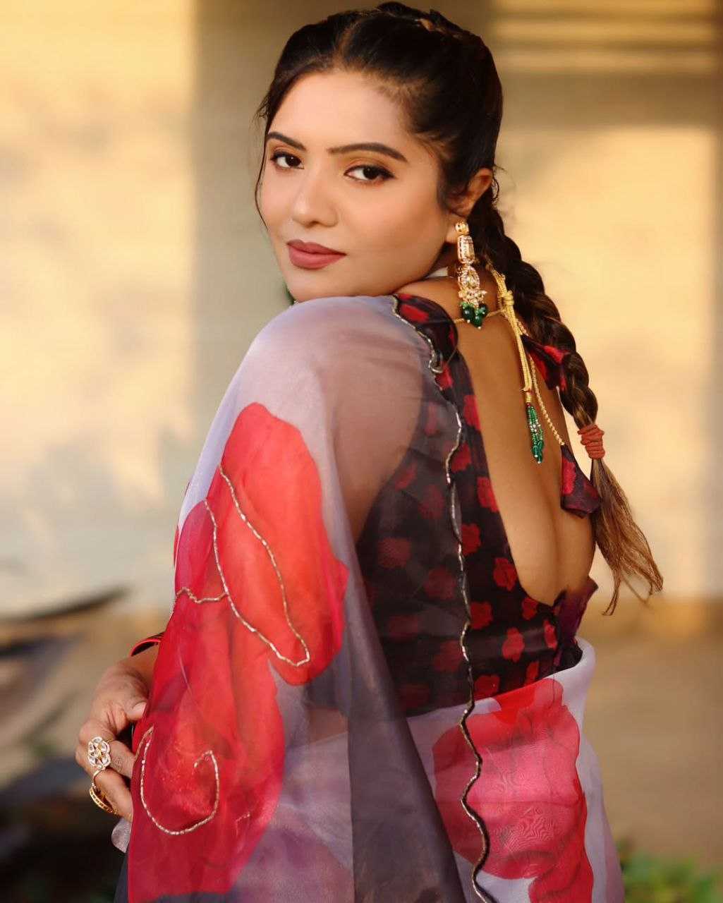 Ynf Organza KESH518 4352 Sarees Wholesale Organza Sarees Printed Sarees Hand Work Sarees Manufacturer