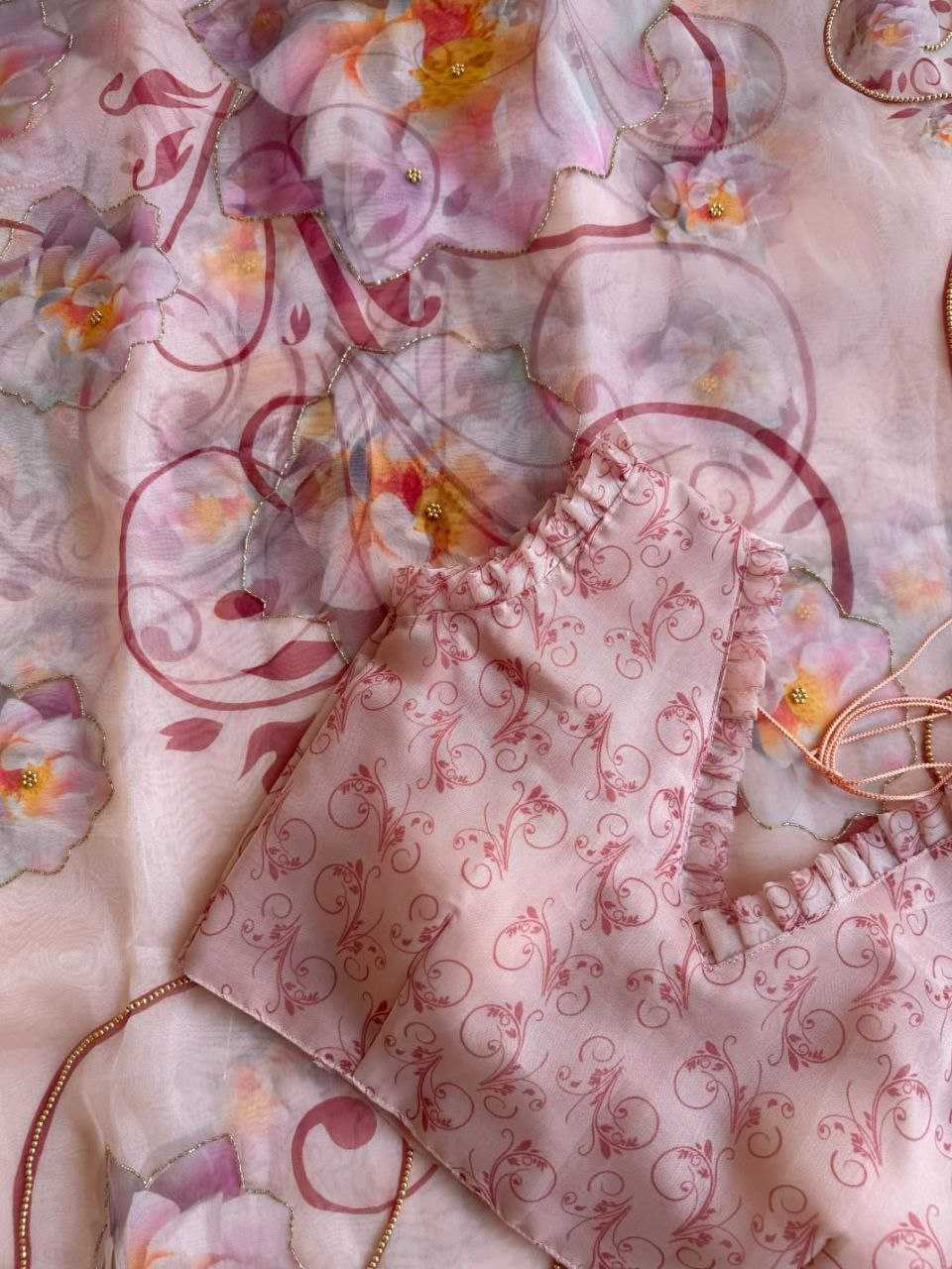 Ynf Organza KESH518 4361 Sarees Wholesale Organza Sarees Printed Sarees Hand Work Sarees Manufacturer