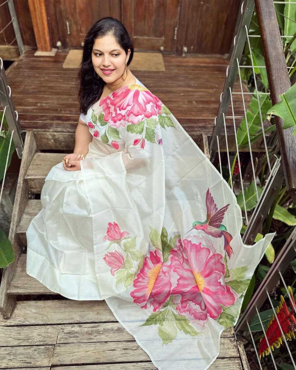Ynf Organza KESH518 4362 Sarees Wholesale Organza Sarees Printed Sarees Hand Work Sarees Manufacturer