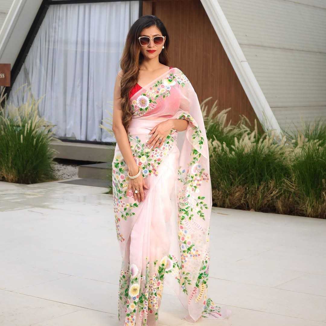 Ynf Organza KESH518 4365 Sarees Wholesale Organza Sarees Fancy Sarees Printed Sarees Manufacturer