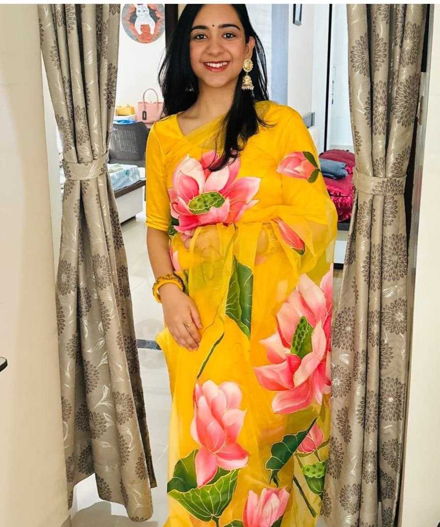 Ynf Organza KESH518 4365 Sarees Wholesale Organza Sarees Fancy Sarees Printed Sarees Manufacturer