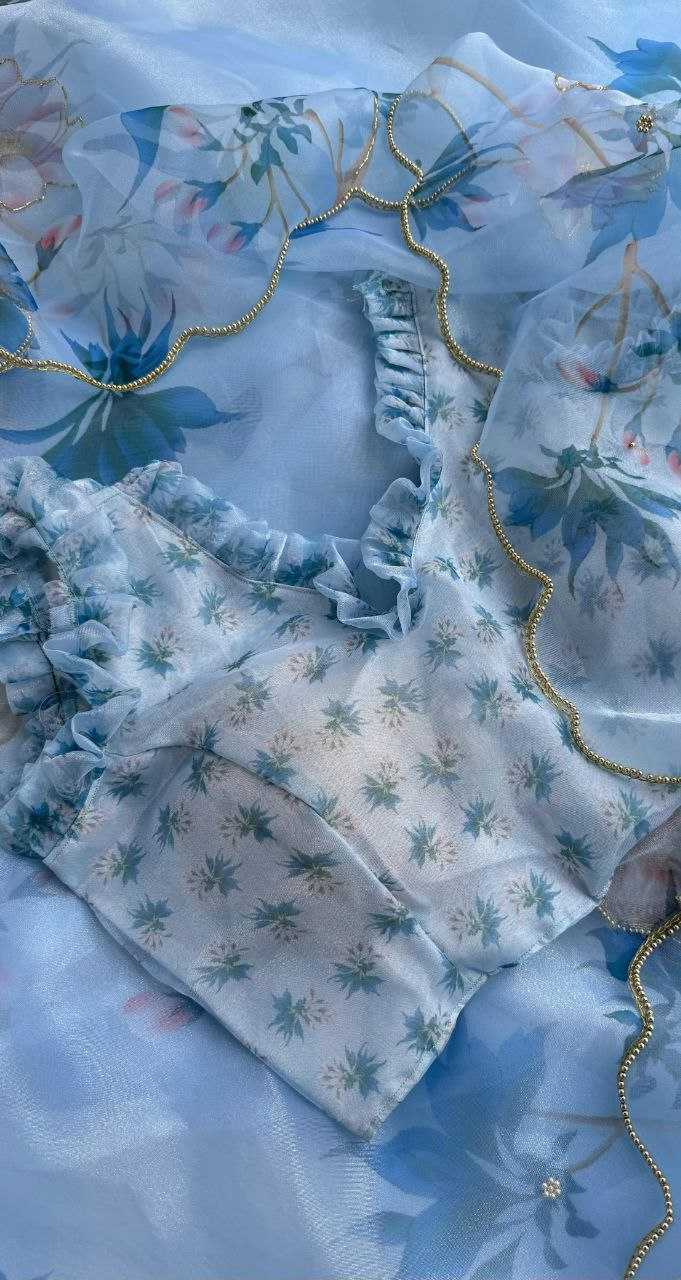 Ynf Organza KESH518 4373 Sarees Wholesale Organza Sarees Fancy Sarees Printed Sarees Manufacturer