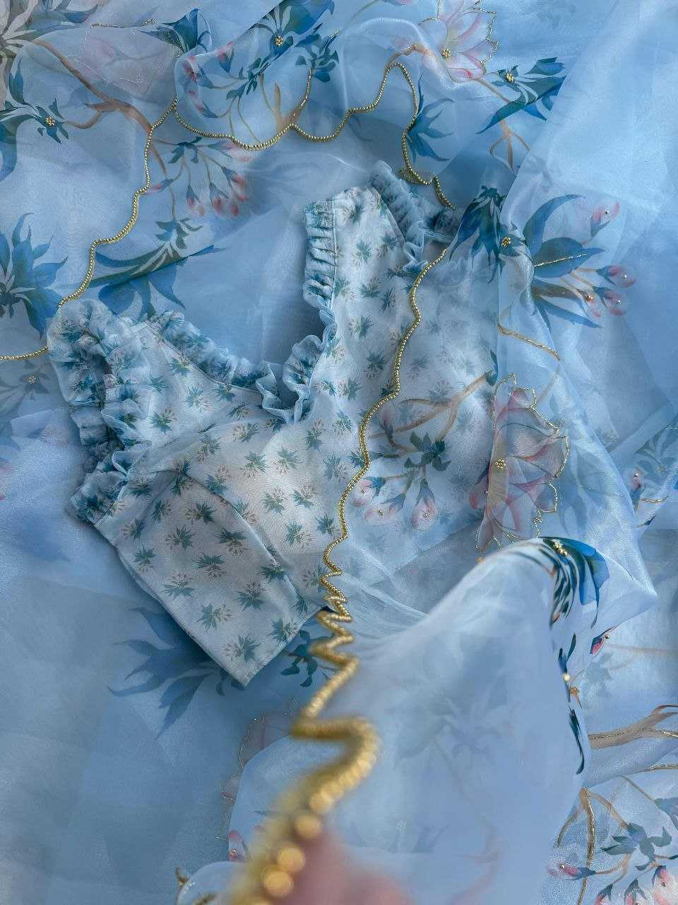 Ynf Organza KESH518 4373 Sarees Wholesale Organza Sarees Fancy Sarees Printed Sarees Manufacturer