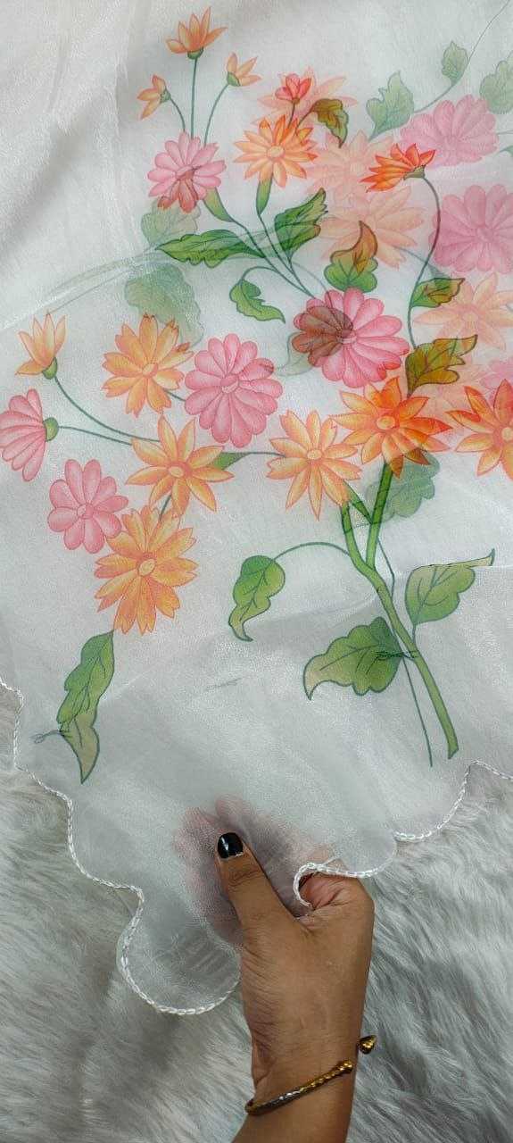 Ynf Organza KESH518 4385 Sarees Wholesale Organza Sarees Fancy Sarees Printed Sarees Manufacturer