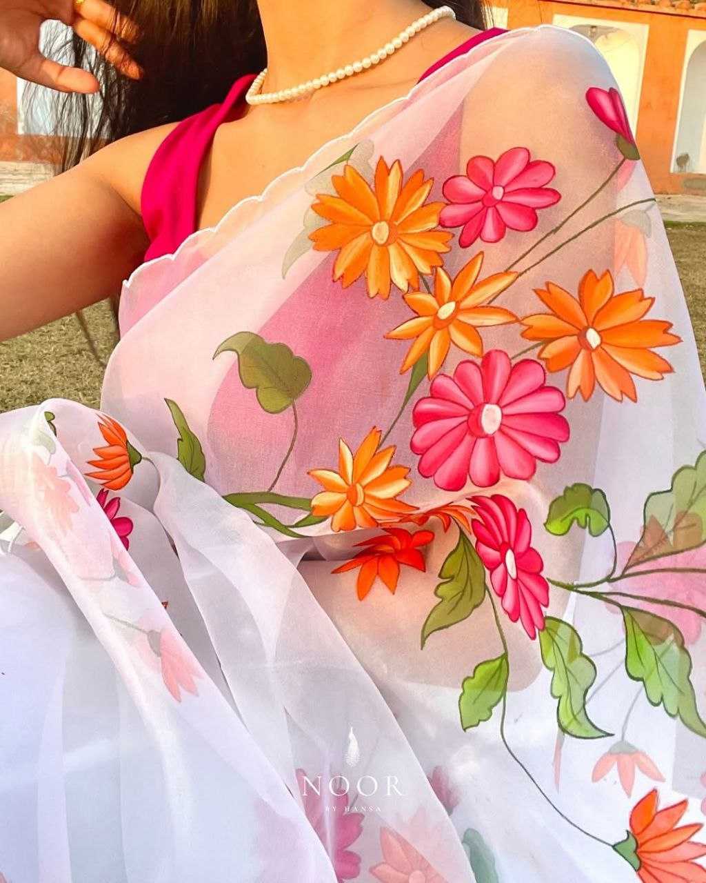 Ynf Organza KESH518 4385 Sarees Wholesale Organza Sarees Fancy Sarees Printed Sarees Manufacturer
