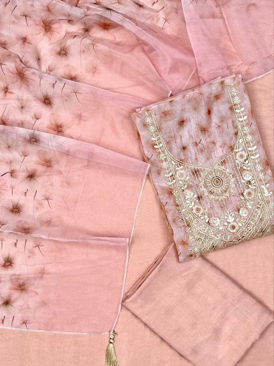 Ynf Organza KESH532 ORGANZA SUIT 702 Suits & Dresses Wholesale Ladies Suits Embroidery Suits Designer Suits Manufacturer