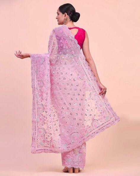 Ynf Organza KESH556 301 Sarees Wholesale Sequence Sarees Work Sarees Manufacturer