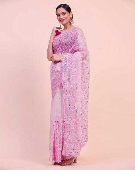 Ynf Organza KESH556 301 Sarees Wholesale Sequence Sarees Work Sarees Manufacturer