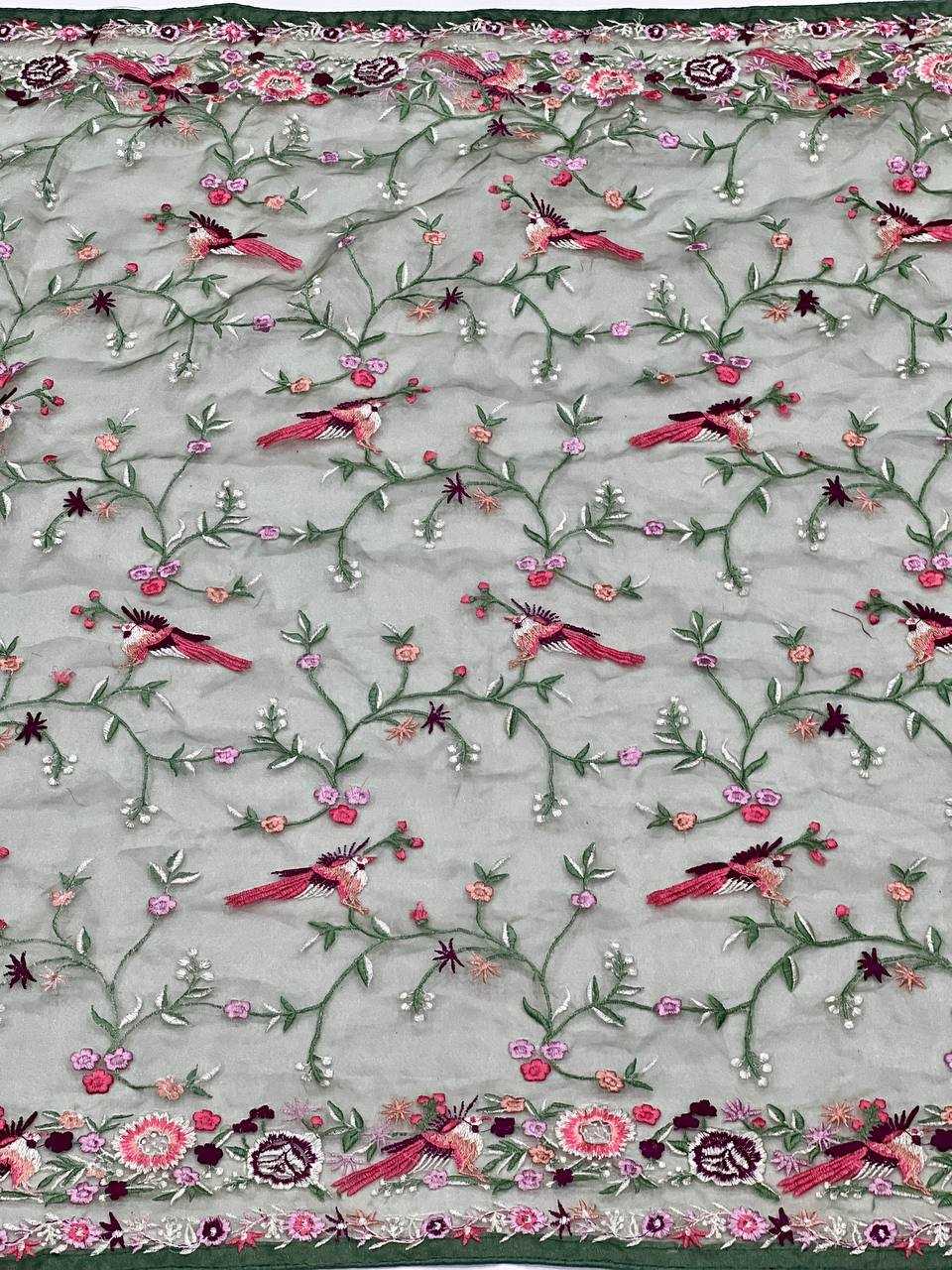 Ynf Organza KESH556 317 Sarees Wholesale Organza Sarees Embroidered Sarees Manufacturer
