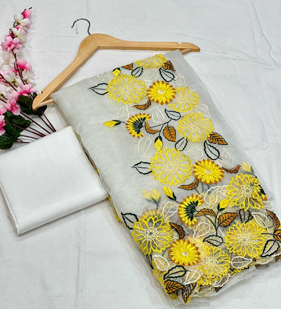 Ynf Organza KESH556 319 Sarees Wholesale Designer Sarees Cutwork Saree Manufacturer