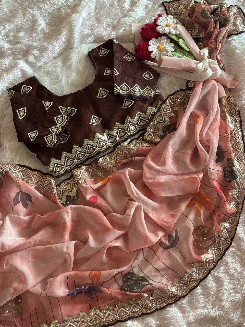 Ynf Organza RIN105 MELODY Sarees Wedding Collections Festive Collections Wholesale Organza Sarees Party Wear Sarees Embroidered Sarees Manufacturer