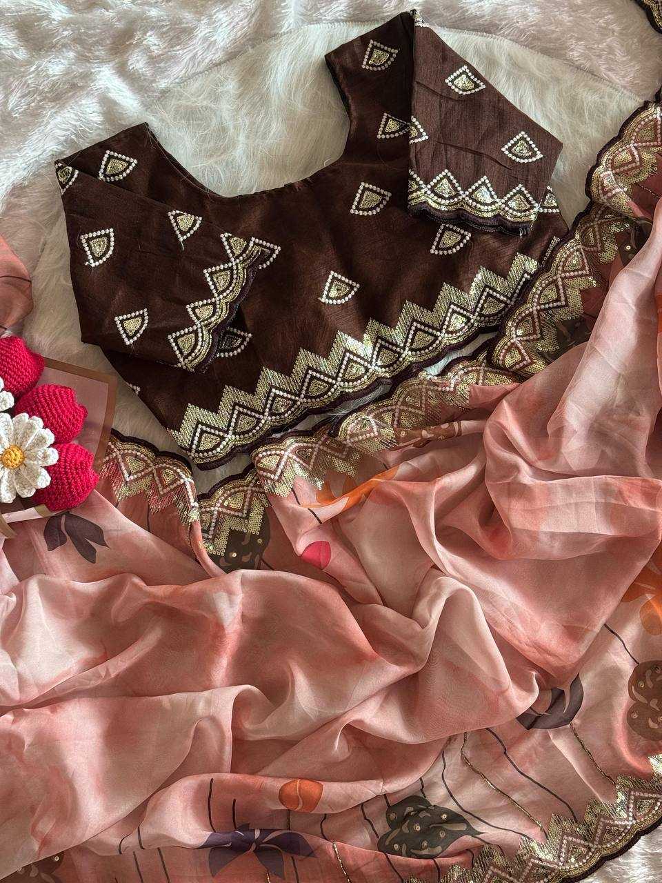 Ynf Organza RIN105 MELODY Sarees Wedding Collections Festive Collections Wholesale Organza Sarees Party Wear Sarees Embroidered Sarees Manufacturer