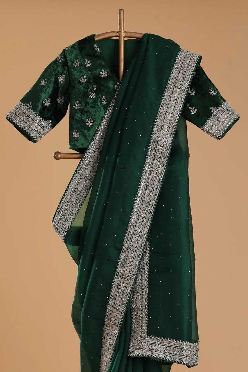 Ynf Organza RIN133 596 Sarees Wholesale Organza Sarees Party Wear Sarees Fancy Sarees Manufacturer