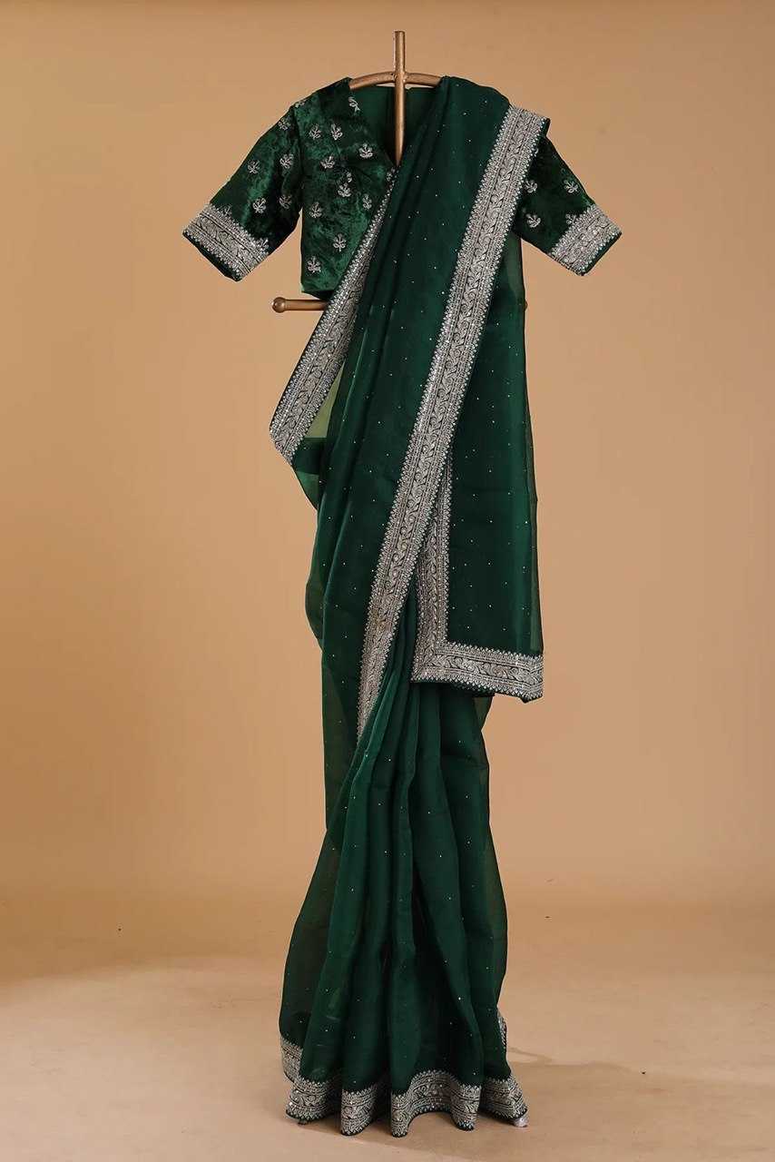 Ynf Organza RIN133 596 Sarees Wholesale Organza Sarees Party Wear Sarees Fancy Sarees Manufacturer