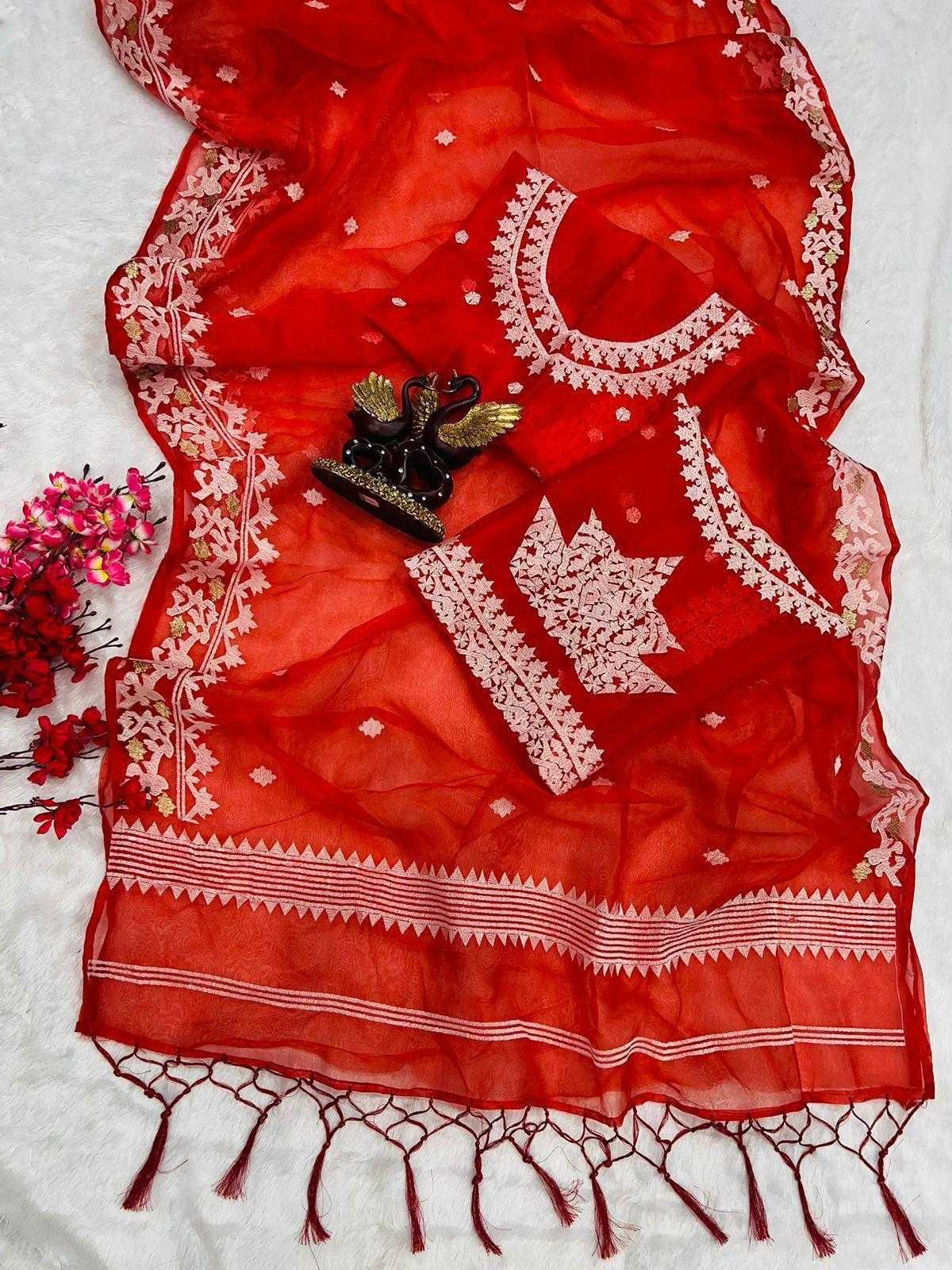 Ynf Organza RIN134 0229 Sarees Festive Collections Wholesale Organza Sarees Embroidered Sarees Onam Collections Manufacturer