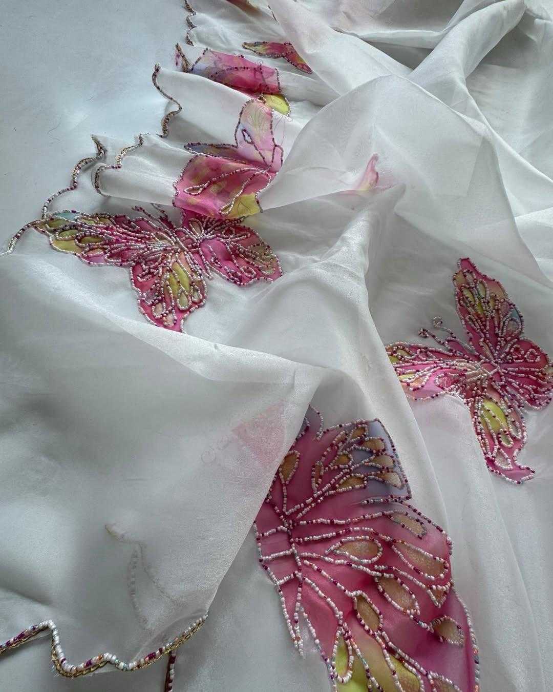 Ynf Organza RIN164 AARIKA Sarees Wholesale Designer Sarees Organza Sarees Hand Work Sarees Manufacturer