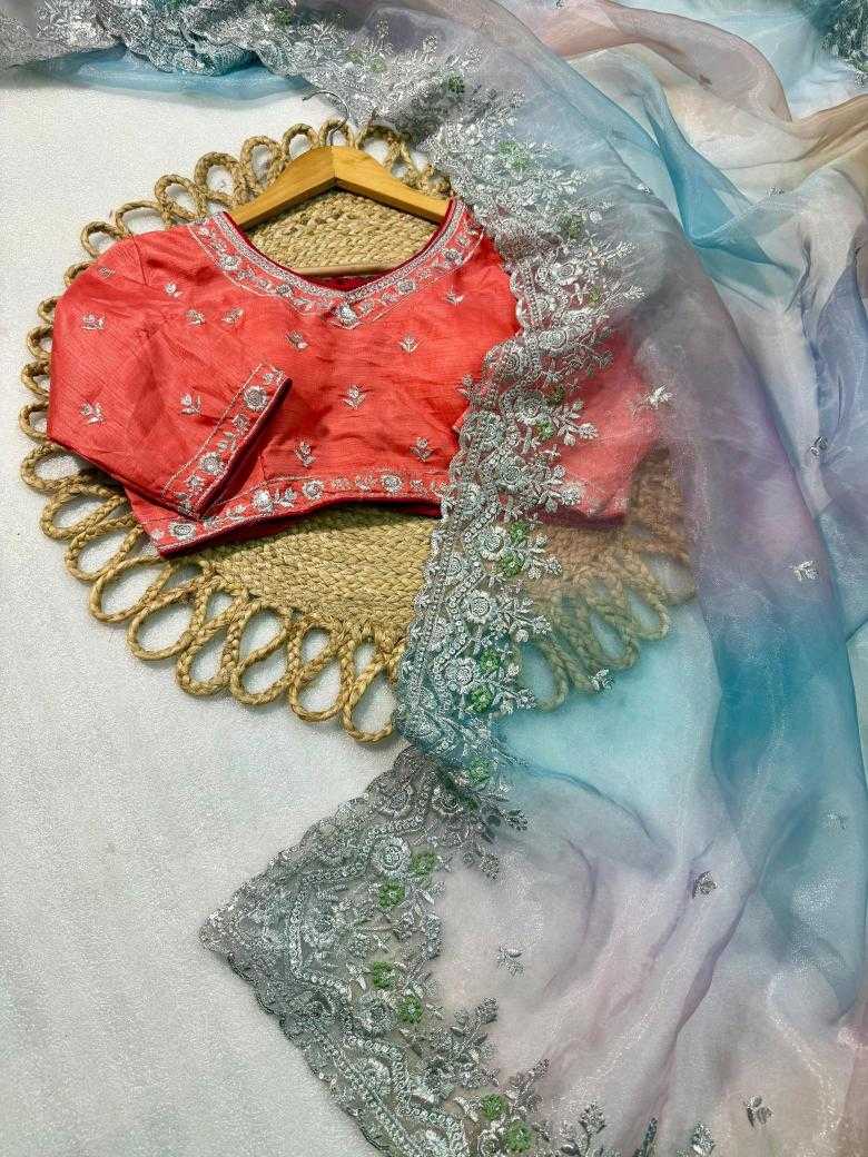 Ynf Organza RIN164 CASINO Sarees Wholesale Organza Sarees Printed Sarees Satin Sarees Manufacturer