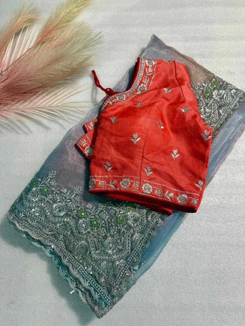 Ynf Organza RIN164 CASINO Sarees Wholesale Organza Sarees Printed Sarees Satin Sarees Manufacturer