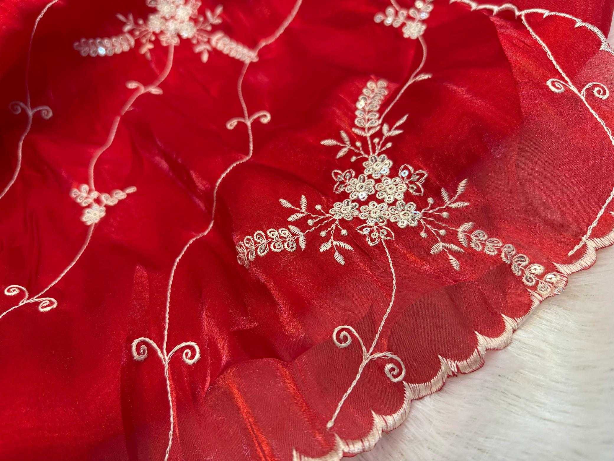 Ynf Organza RIN164 embedded Sarees Wholesale Organza Sarees Embroidered Sarees Satin Sarees Manufacturer