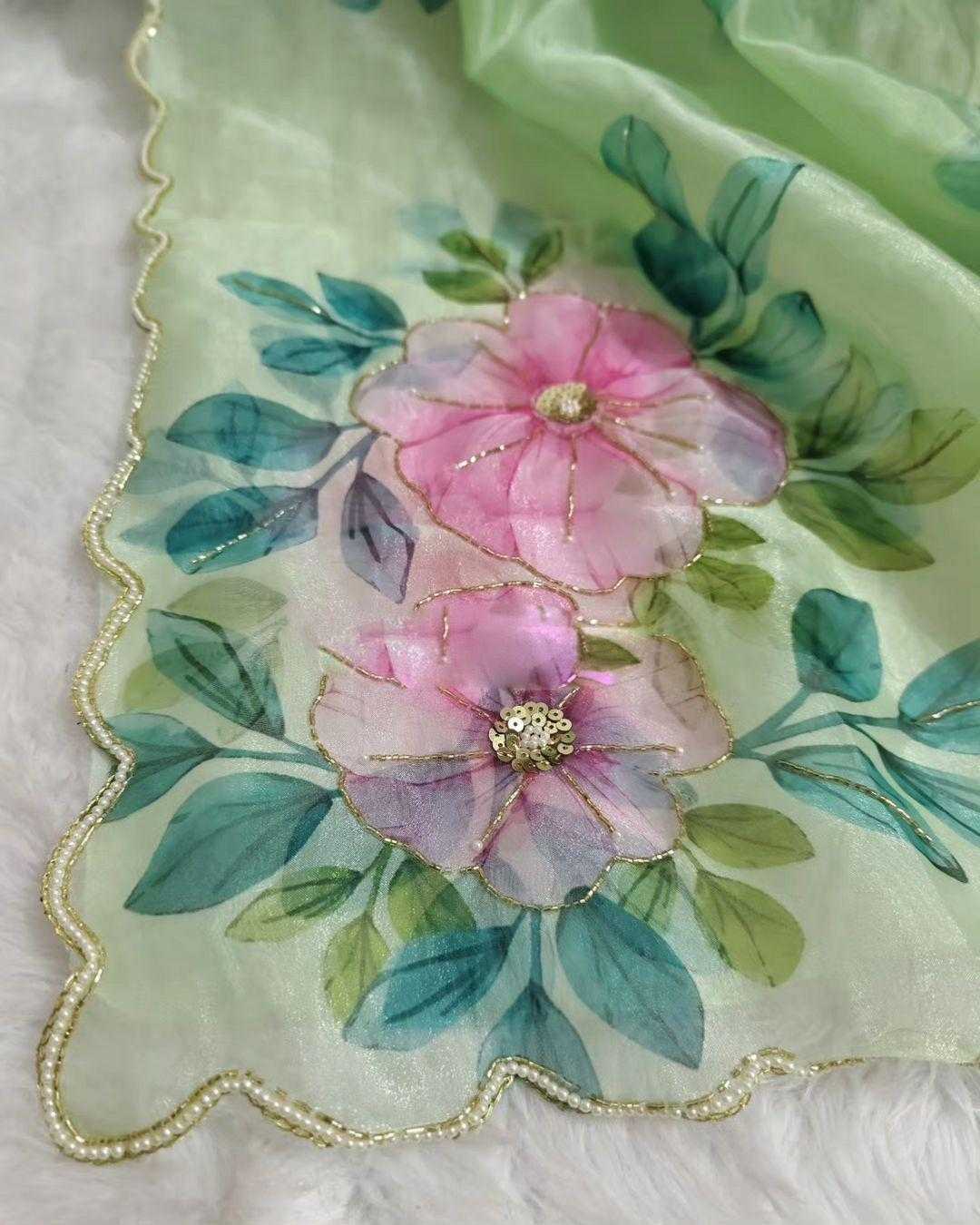 Ynf Organza RIN164 TANDER Sarees Wholesale Organza Sarees Hand Work Sarees Satin Sarees Manufacturer