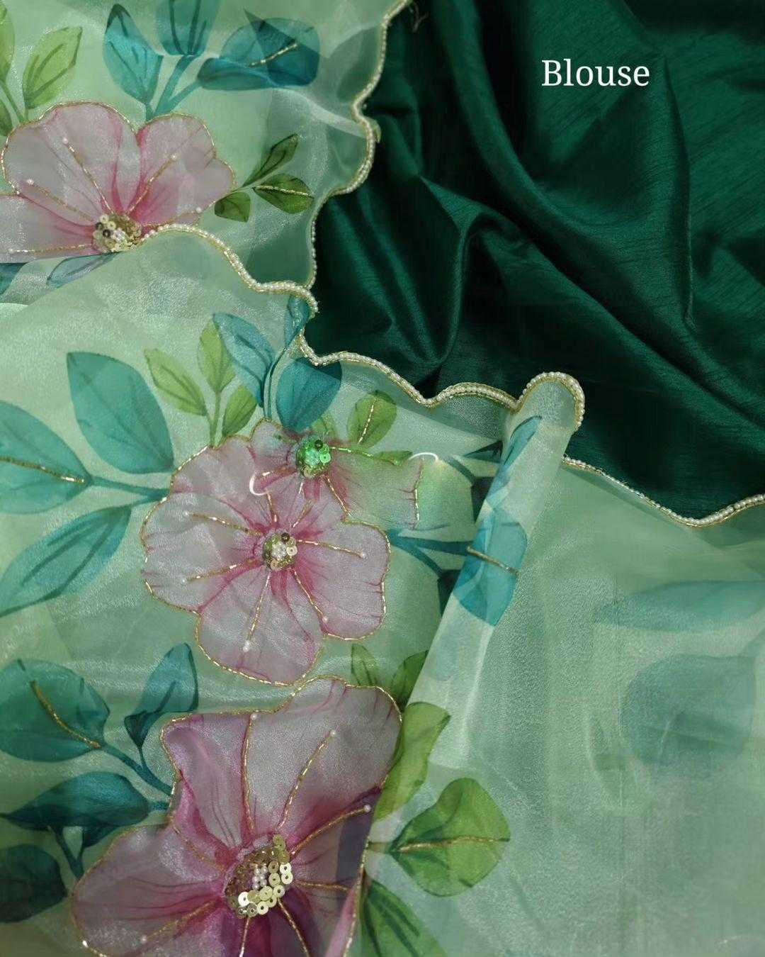 Ynf Organza RIN164 TANDER Sarees Wholesale Organza Sarees Hand Work Sarees Satin Sarees Manufacturer