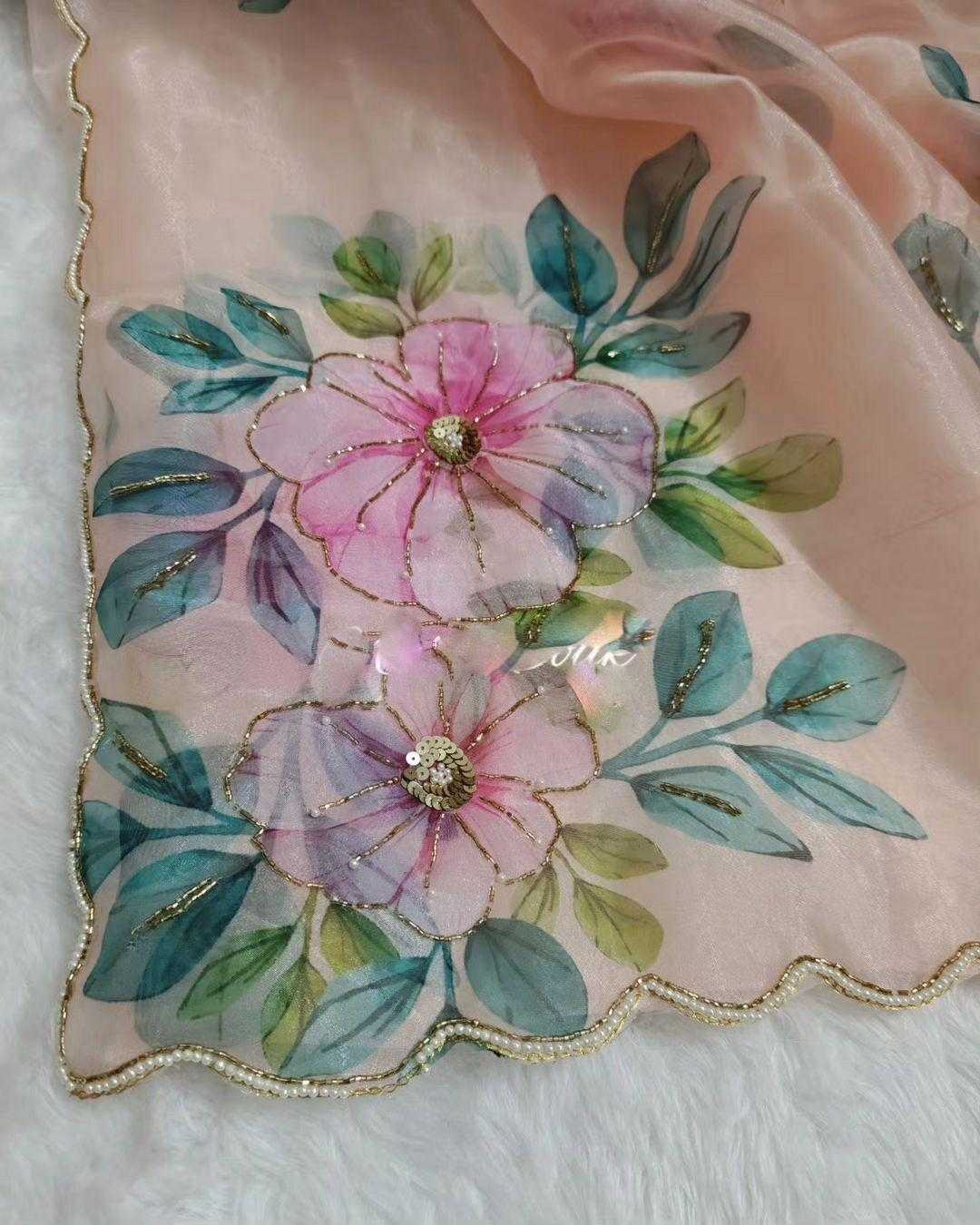 Ynf Organza RIN164 TANDER Sarees Wholesale Organza Sarees Hand Work Sarees Satin Sarees Manufacturer