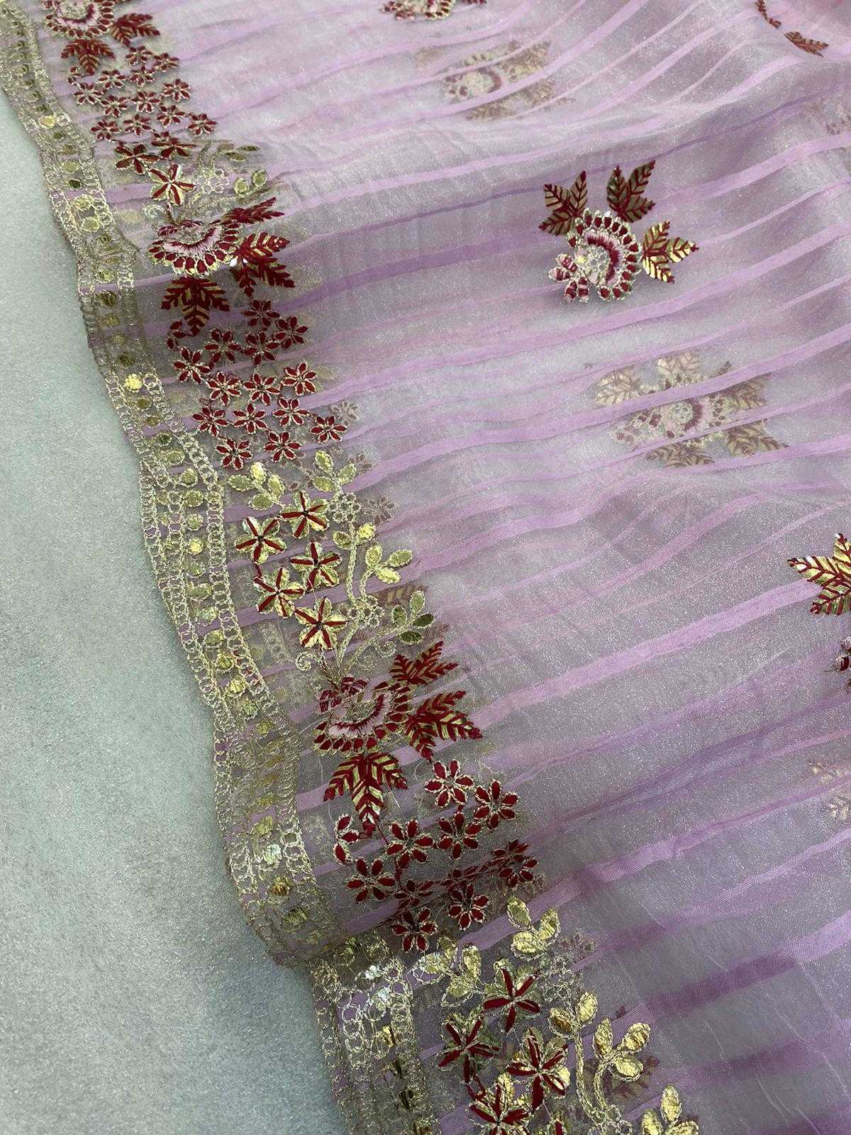 Ynf Organza RIN164 thread work Sarees Festive Collections Wholesale Designer Sarees Organza Sarees Onam Collections Manufacturer