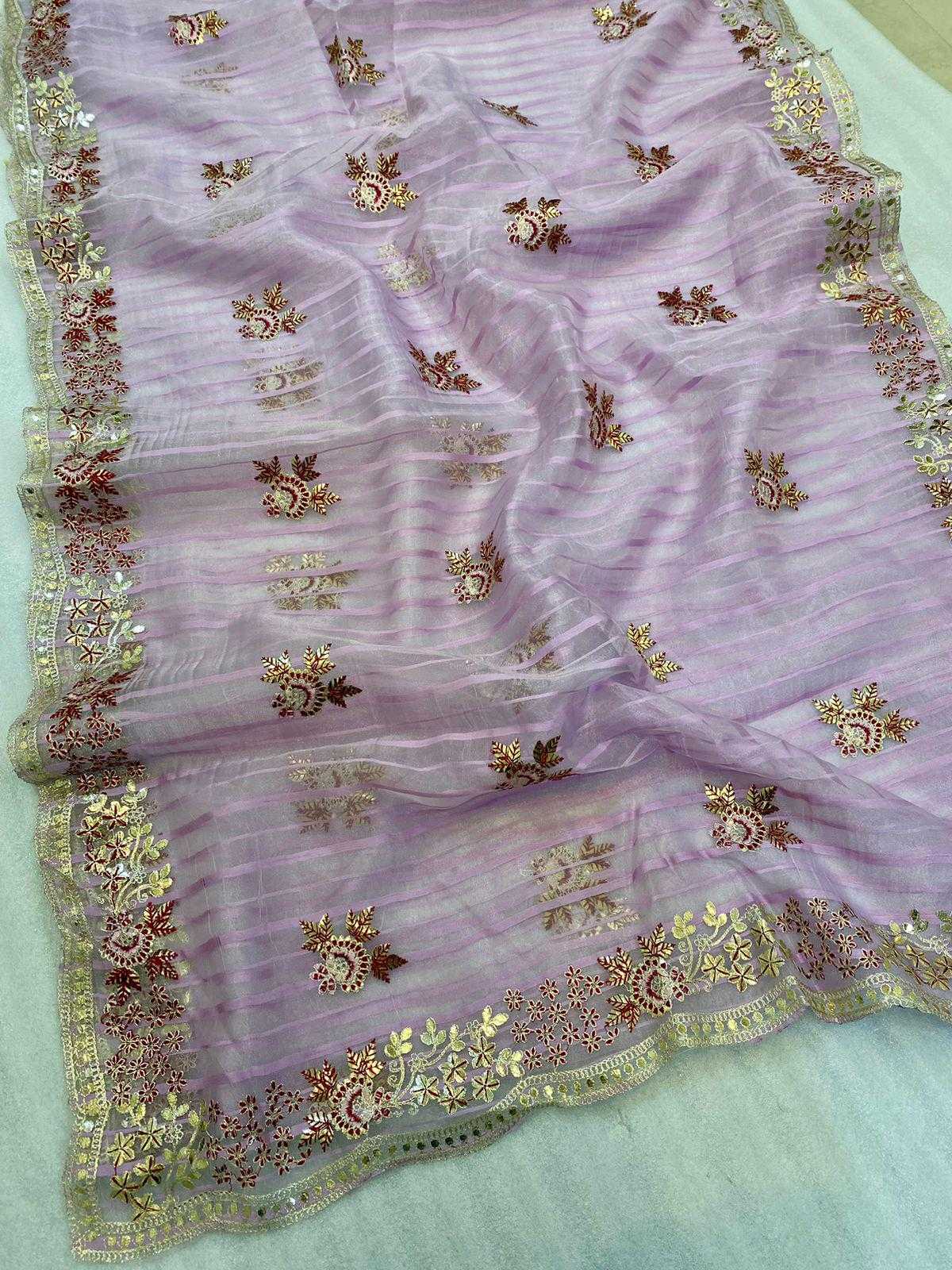 Ynf Organza RIN164 thread work Sarees Festive Collections Wholesale Designer Sarees Organza Sarees Onam Collections Manufacturer