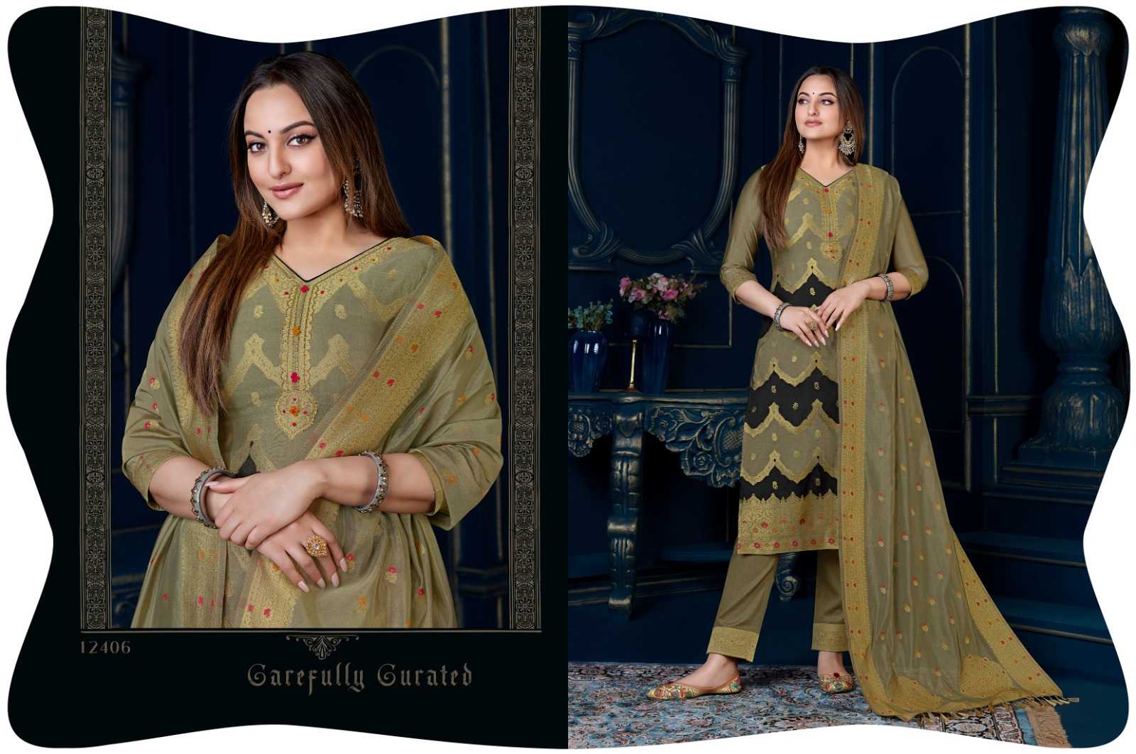 Ynf Organza RIN190 LILY & LALI-SILK KARI-3 Setwise Collections Wholesale Kurtis Catalogs Manufacturer