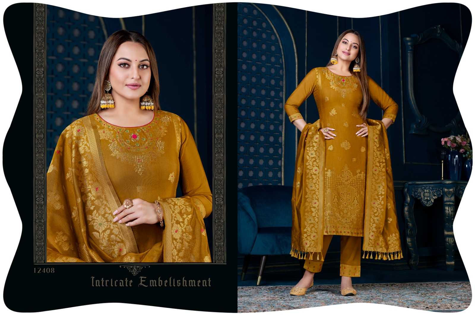 Ynf Organza RIN190 LILY & LALI-SILK KARI-3 Setwise Collections Wholesale Kurtis Catalogs Manufacturer