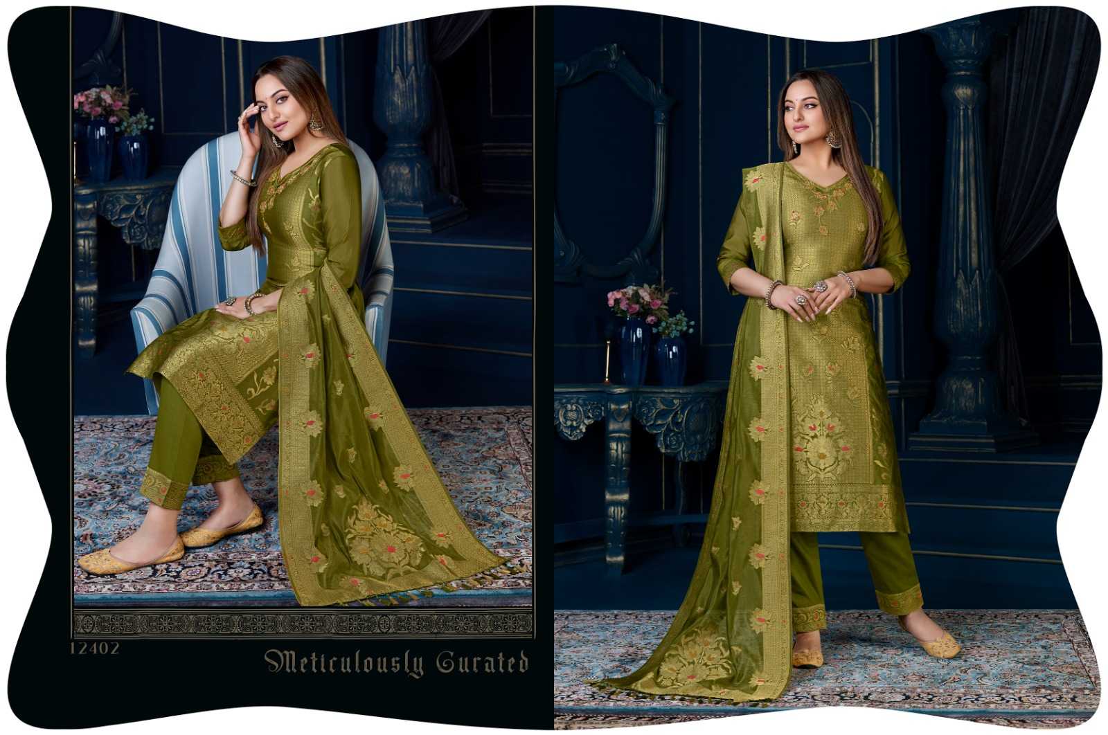 Ynf Organza RIN190 LILY & LALI-SILK KARI-3 Setwise Collections Wholesale Kurtis Catalogs Manufacturer