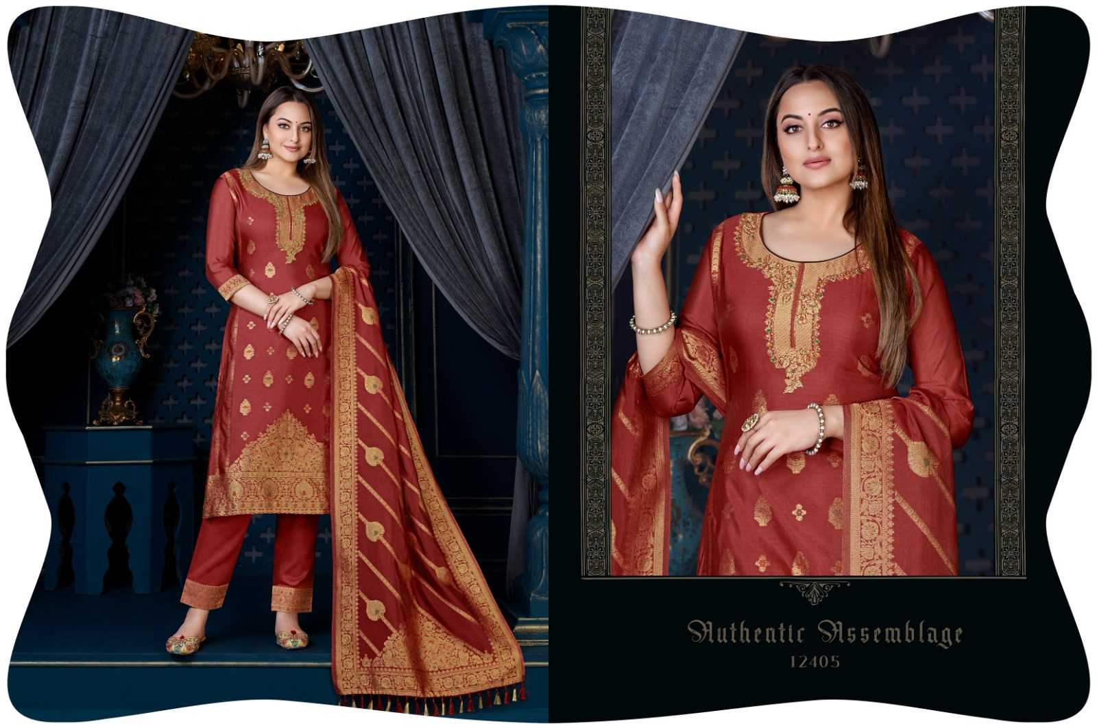 Ynf Organza RIN190 LILY & LALI-SILK KARI-3 Setwise Collections Wholesale Kurtis Catalogs Manufacturer
