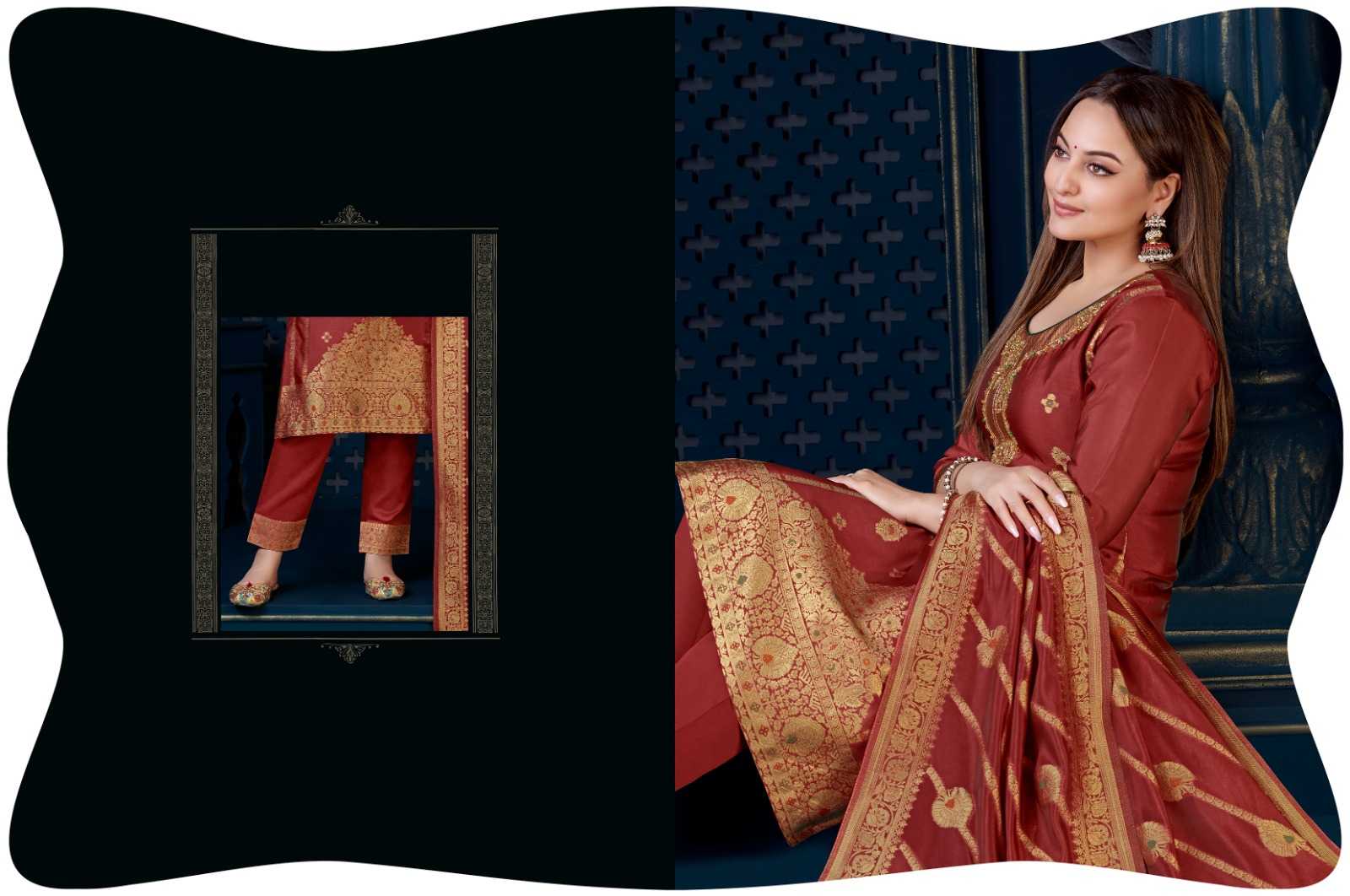 Ynf Organza RIN190 LILY & LALI-SILK KARI-3 Setwise Collections Wholesale Kurtis Catalogs Manufacturer
