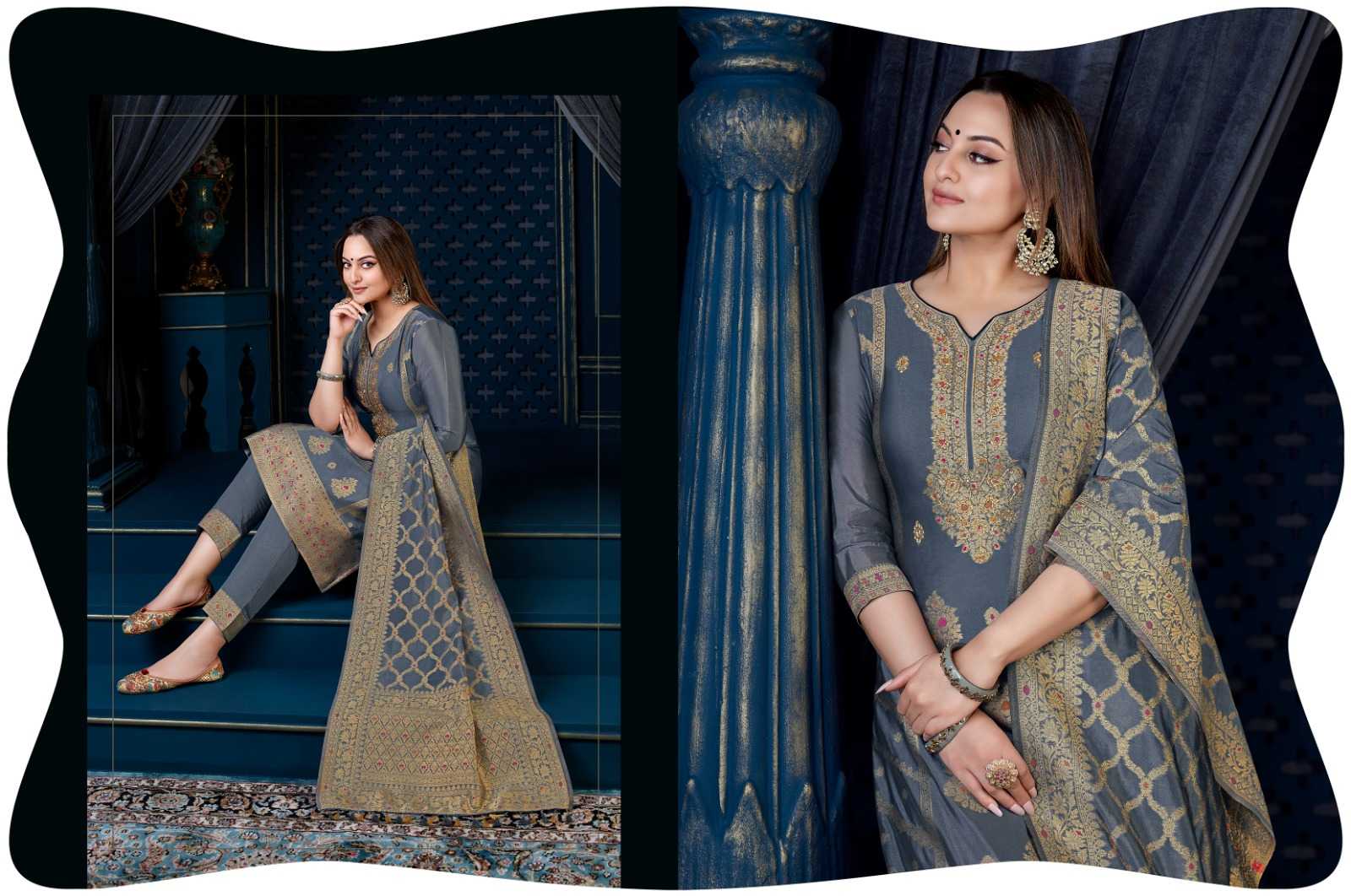 Ynf Organza RIN190 LILY & LALI-SILK KARI-3 Setwise Collections Wholesale Kurtis Catalogs Manufacturer
