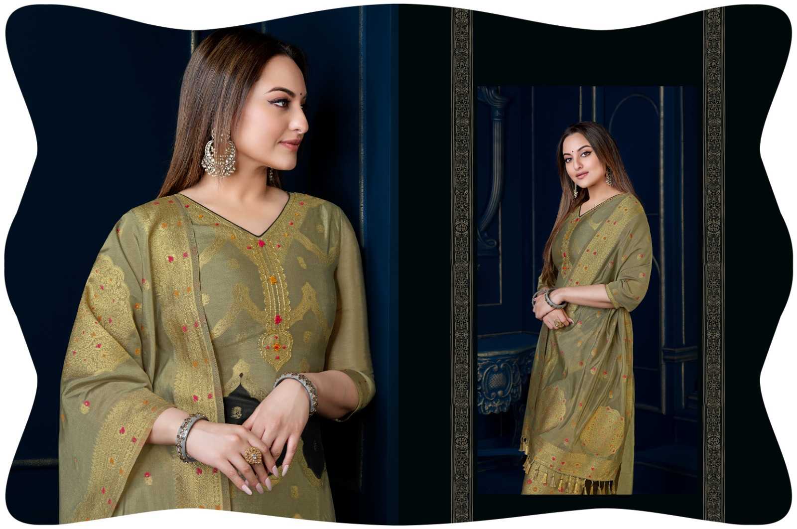 Ynf Organza RIN190 LILY & LALI-SILK KARI-3 Setwise Collections Wholesale Kurtis Catalogs Manufacturer