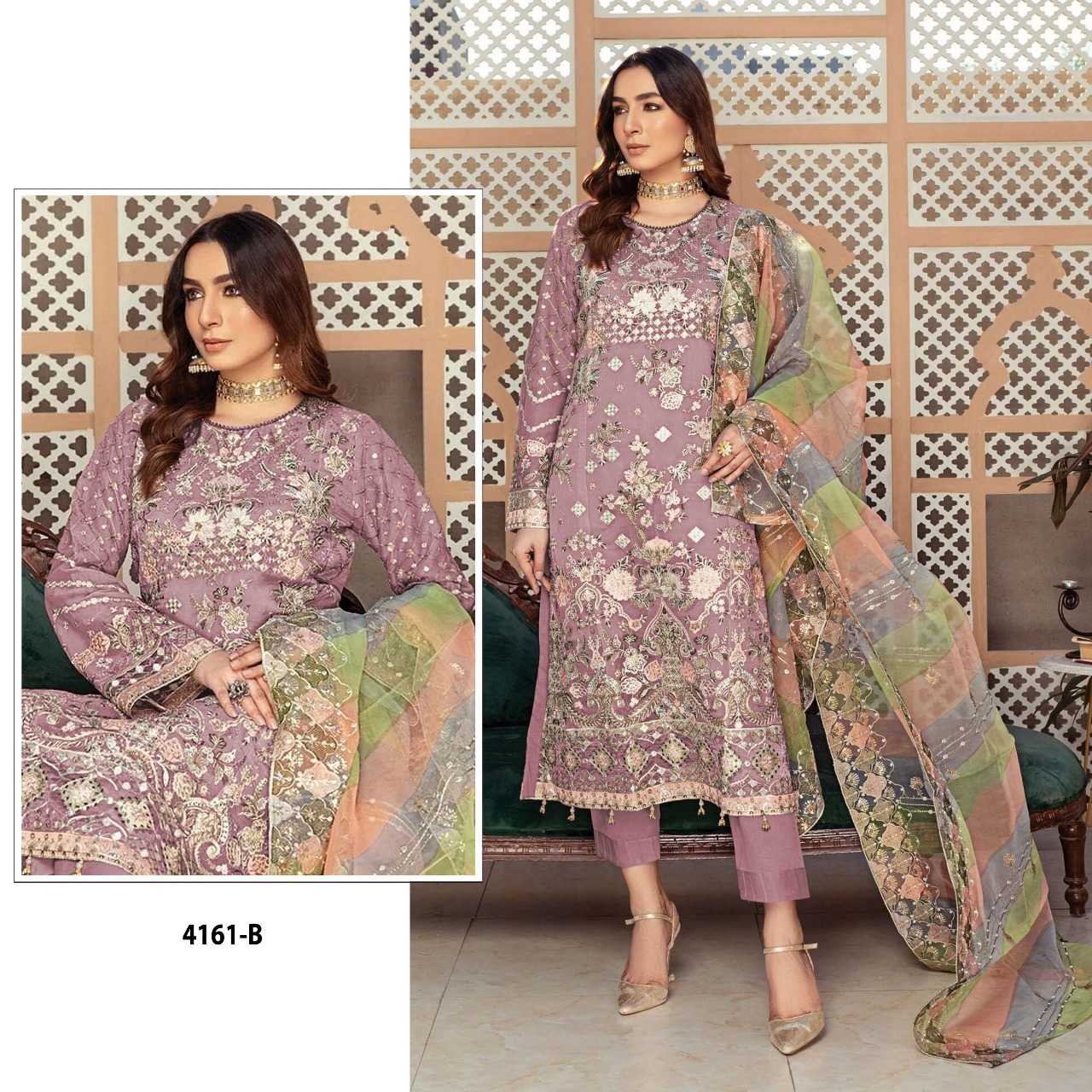 Ynf Organza RIN197 4818 Suits & Dresses Wholesale Party wear suits Bridal Wedding Dresses Designer Suits Manufacturer
