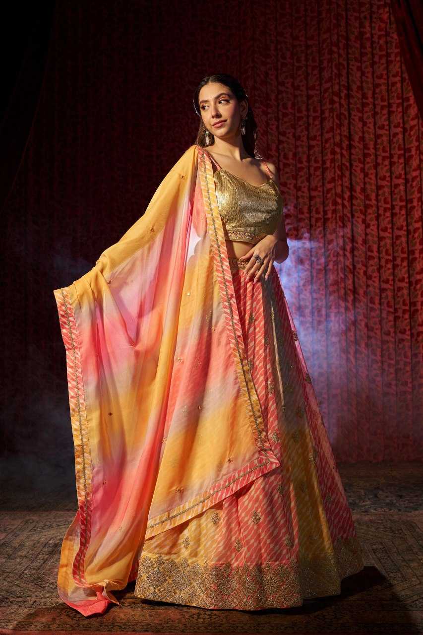Ynf Organza RIN228 288 Lehengas Wholesale Fancy Lehenga Printed Lehenga Embroidered Lehenga Lehenga For Engagement Manufacturer