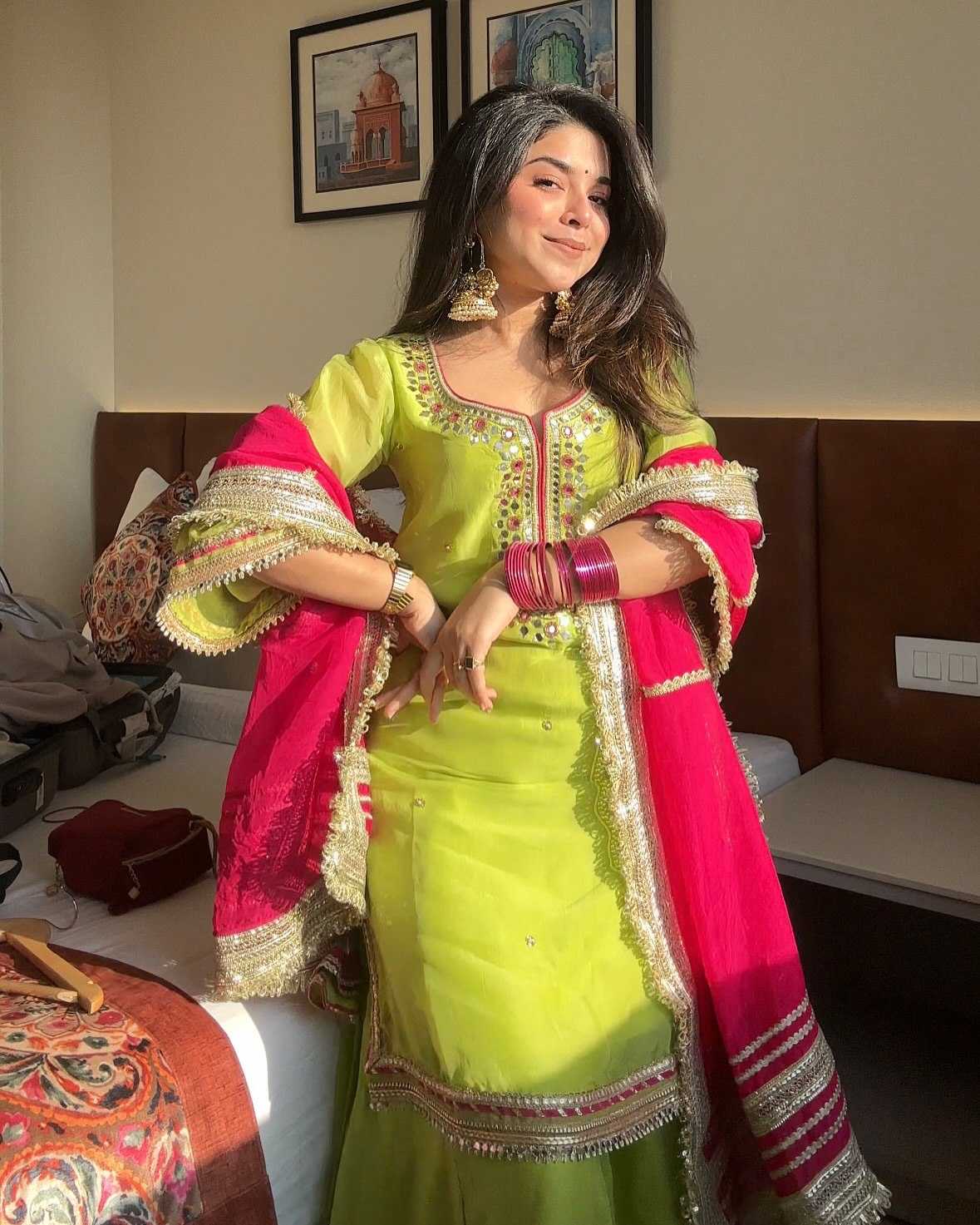 Ynf Organza RIN228 381 Suits & Dresses Wedding Collections Festive Collections Wholesale Palazzo Suit Embroidered Suits Wedding Outfits Manufacturer