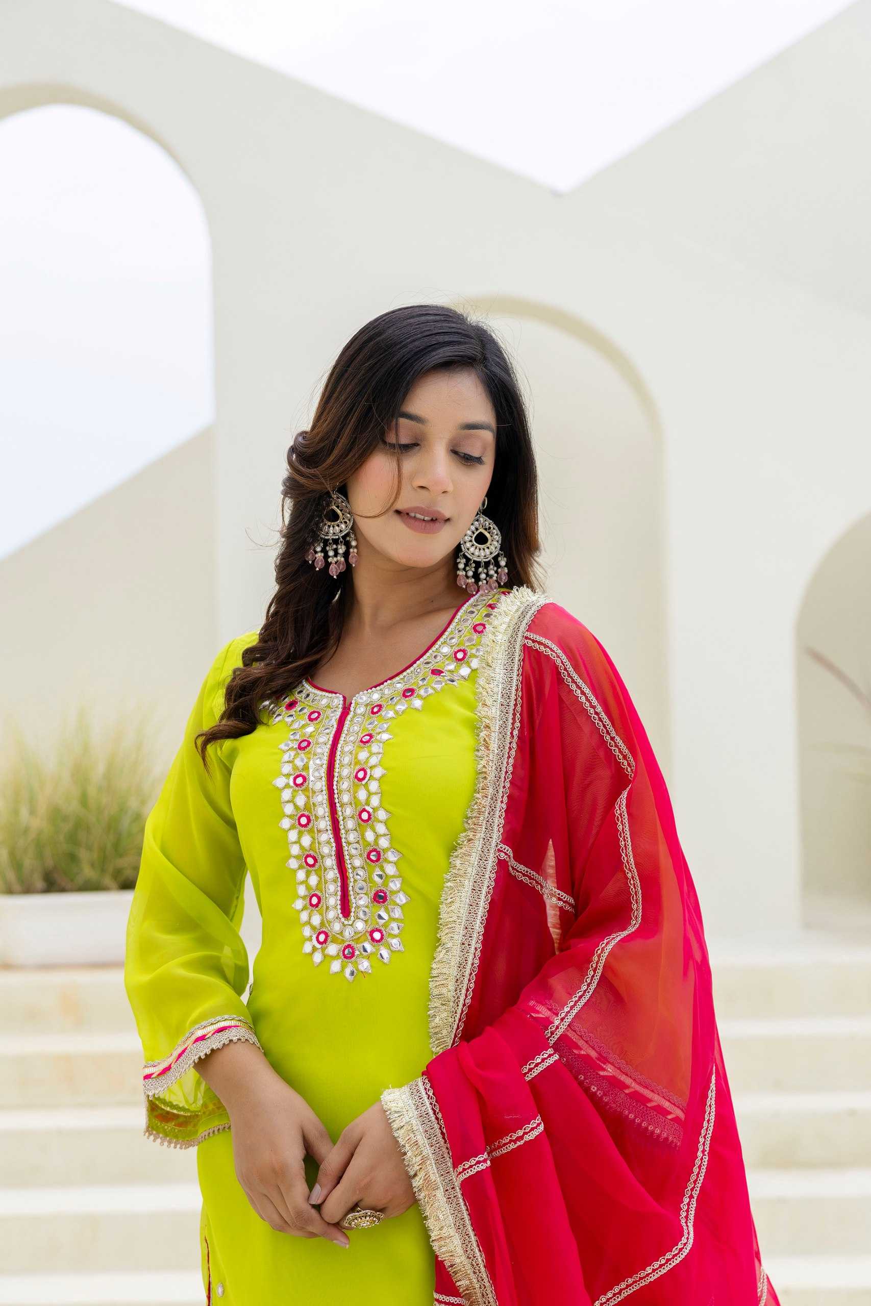 Ynf Organza RIN228 381 Suits & Dresses Wedding Collections Festive Collections Wholesale Palazzo Suit Embroidered Suits Wedding Outfits Manufacturer