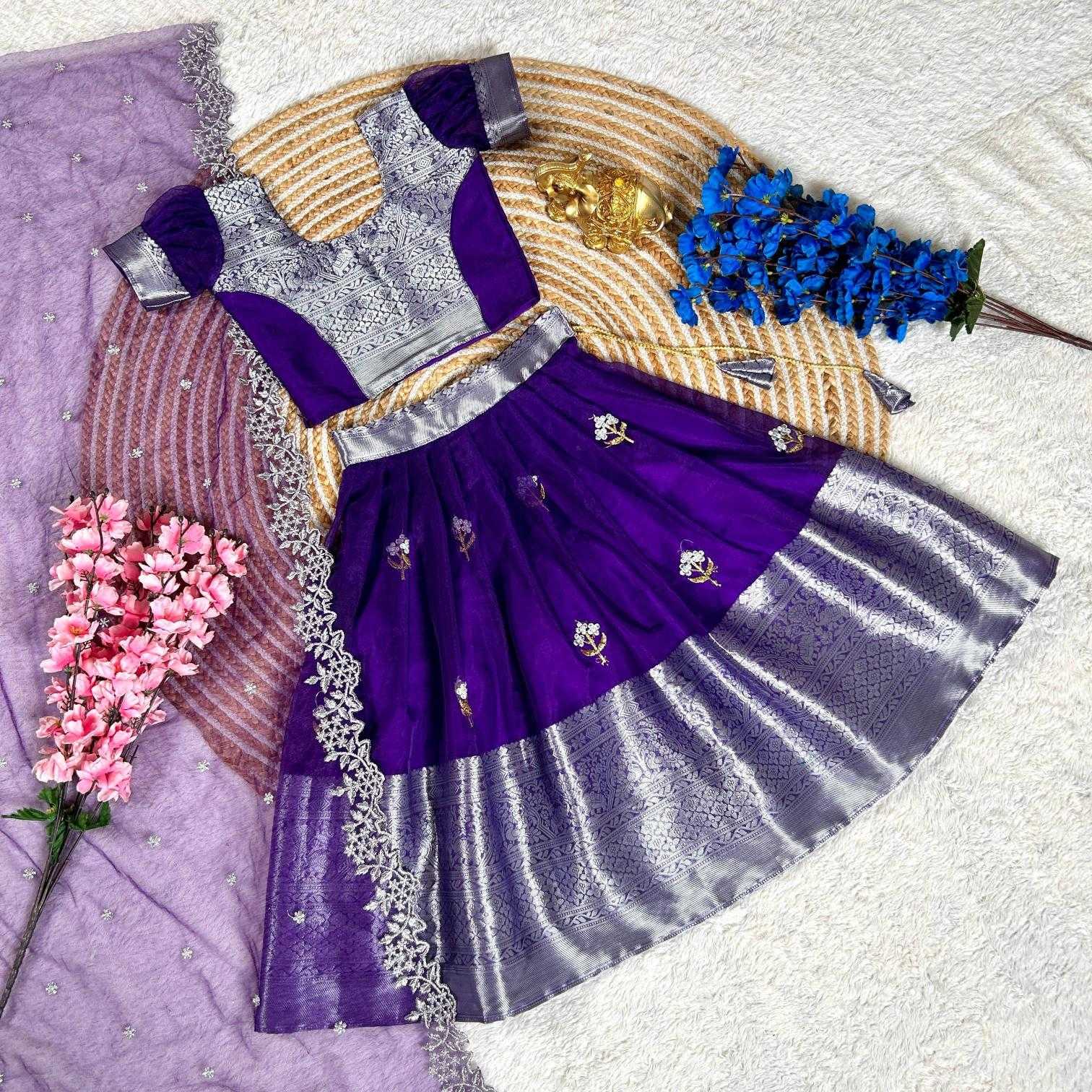 Ynf Organza RIN235 KAMLA Kids Wear Wholesale Kids Lehenga Kids Lehenga Choli Baby Girl Lehenga Manufacturer