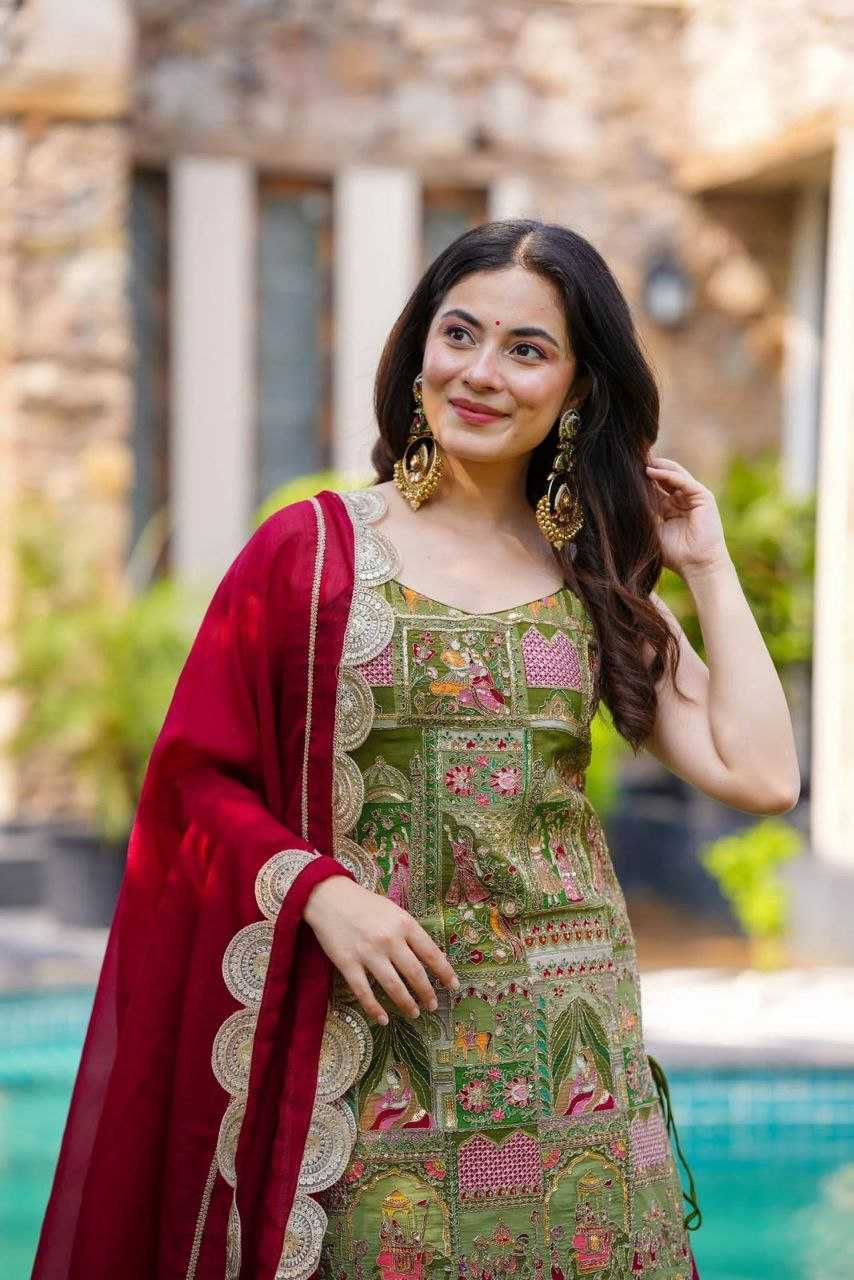 Ynf Organza Silk KESH154 1161 Suits & Dresses Wholesale Ladies Suits Dresses Designer Suits Manufacturer